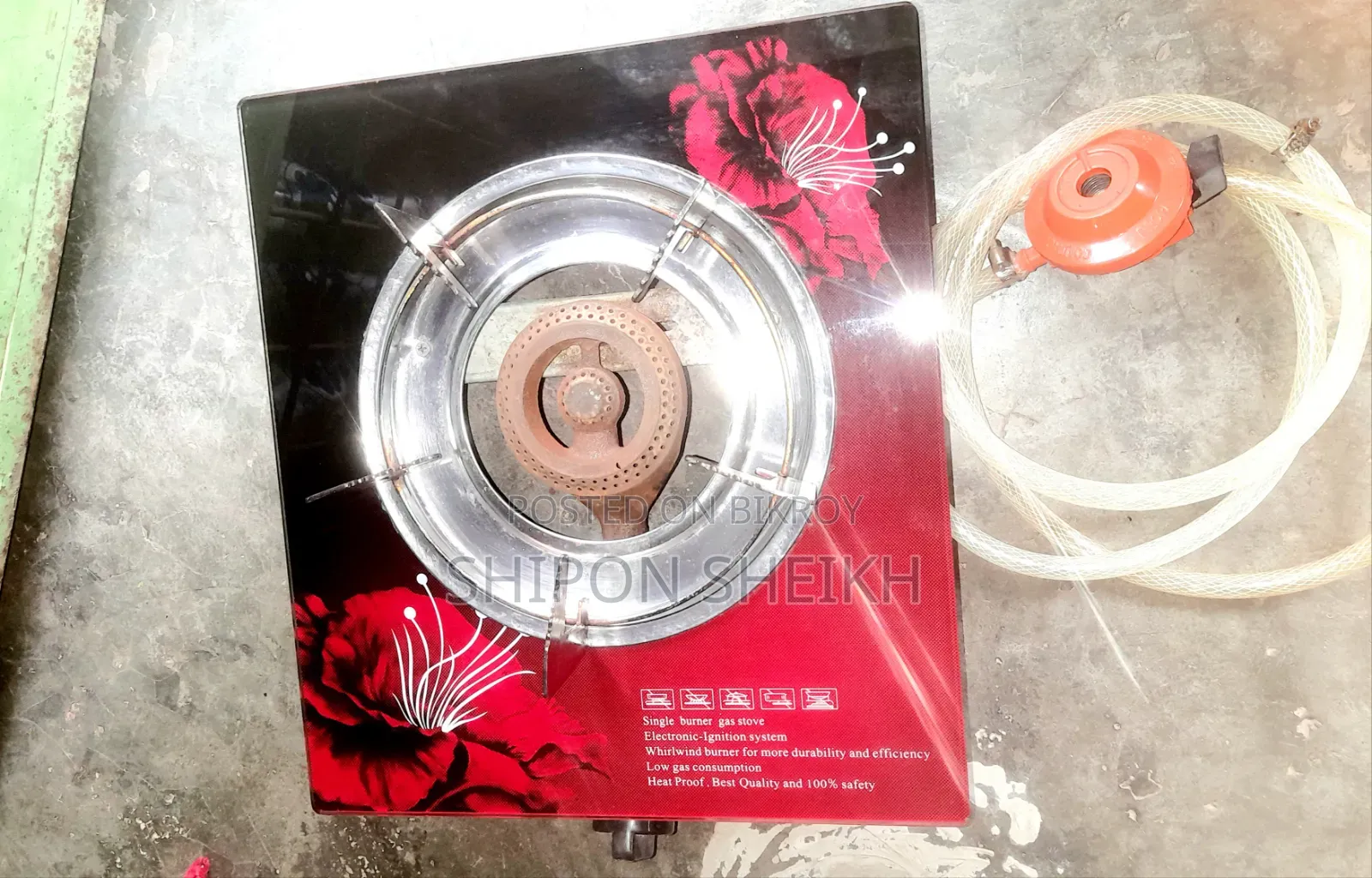 LG Premium Glass Body Double Gas Stove (SG12) for Sale