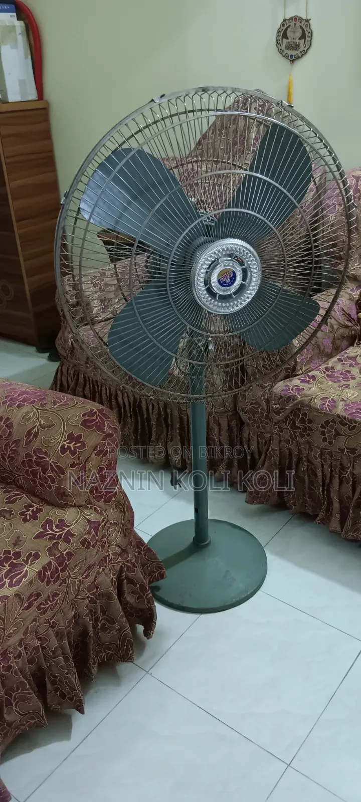 Indus 24" Heavy Duty Pedestal Fan (Pure Copper Winding)