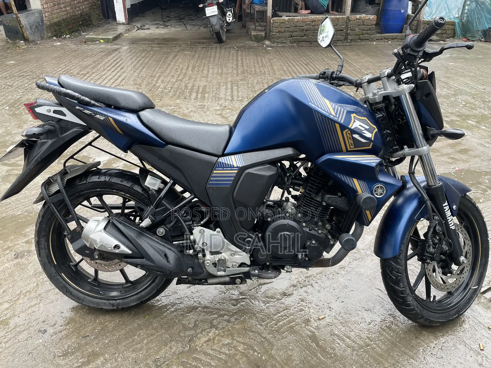 New Yamaha FZS V2 2024 Blue