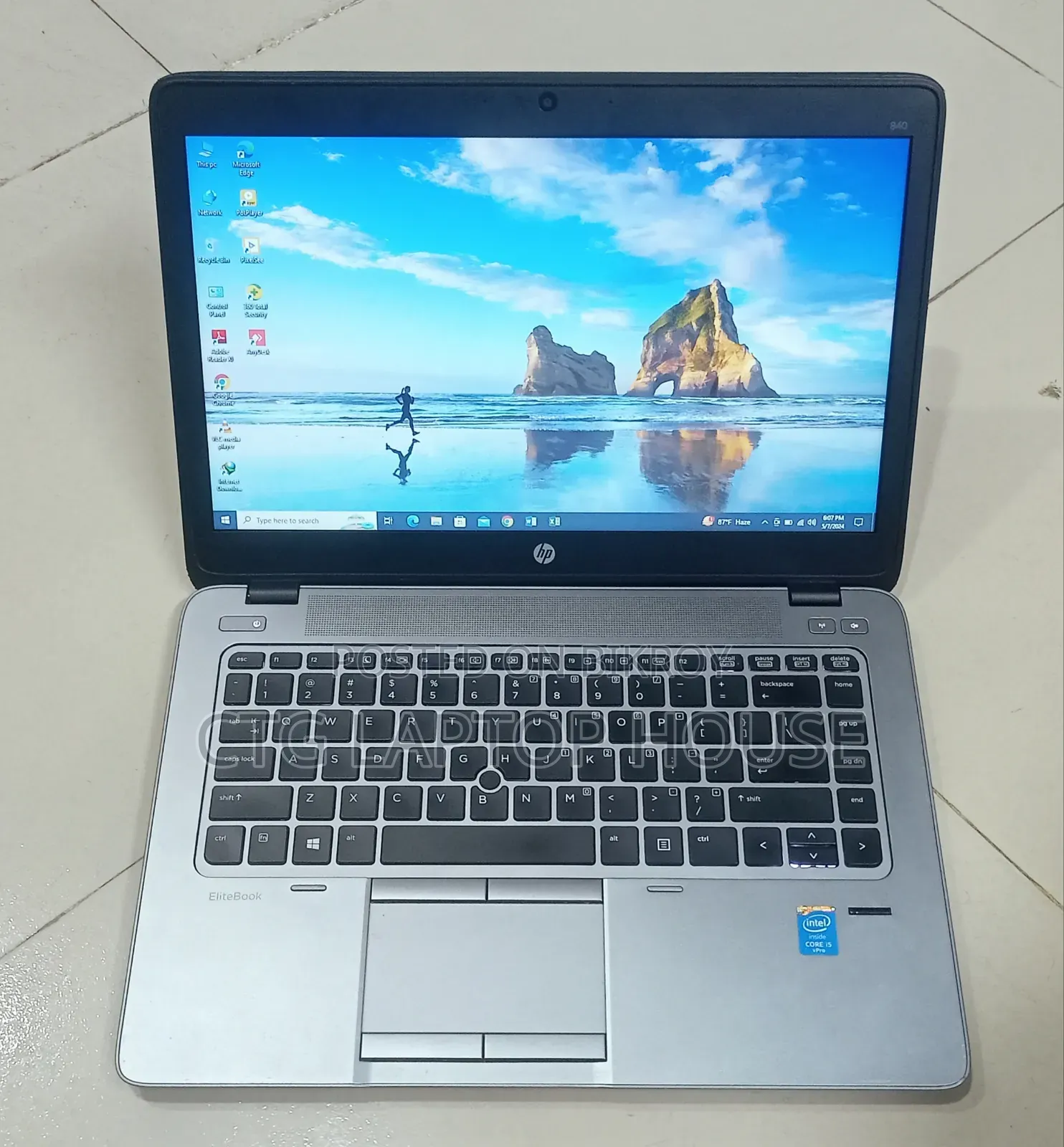 Laptop HP EliteBook 840 G2 8GB Intel Core i5 SSD 256GB