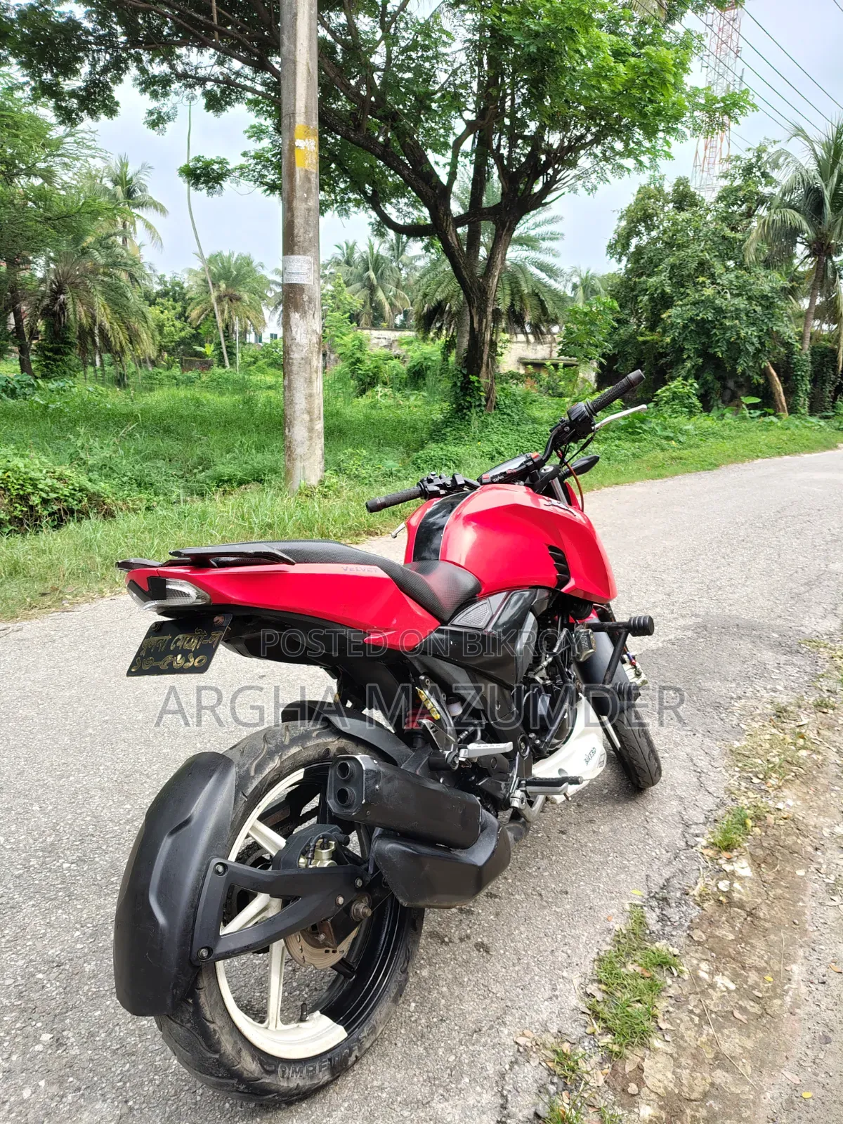 TVS Apache RTR 160 4V 2022 Red