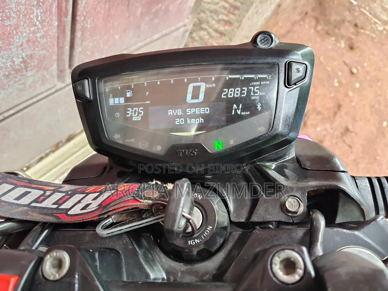 TVS Apache RTR 160 4V 2022 Red