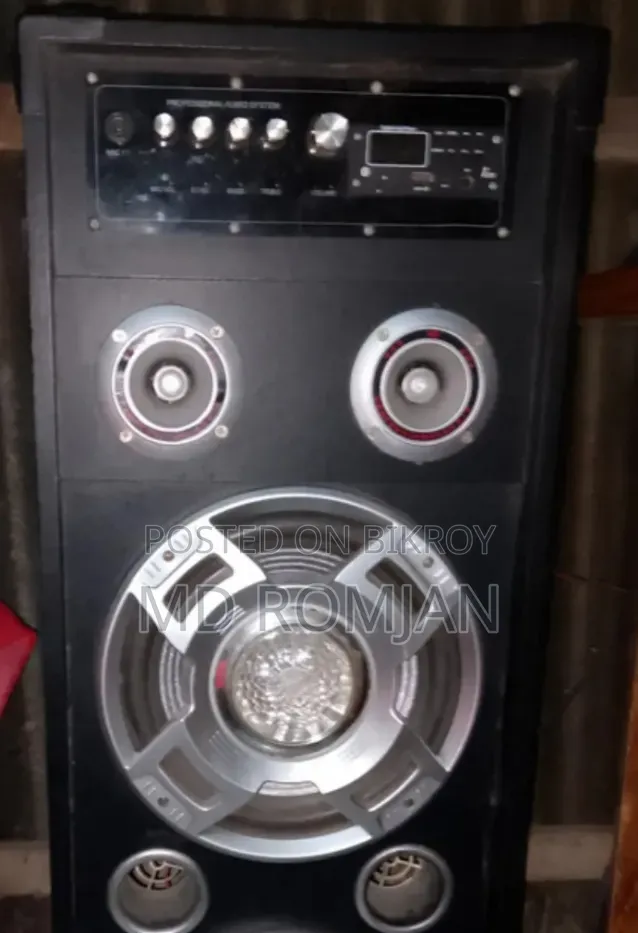 1 Pair of Sound Boxes (8+8 Inch) - Brand New Condition