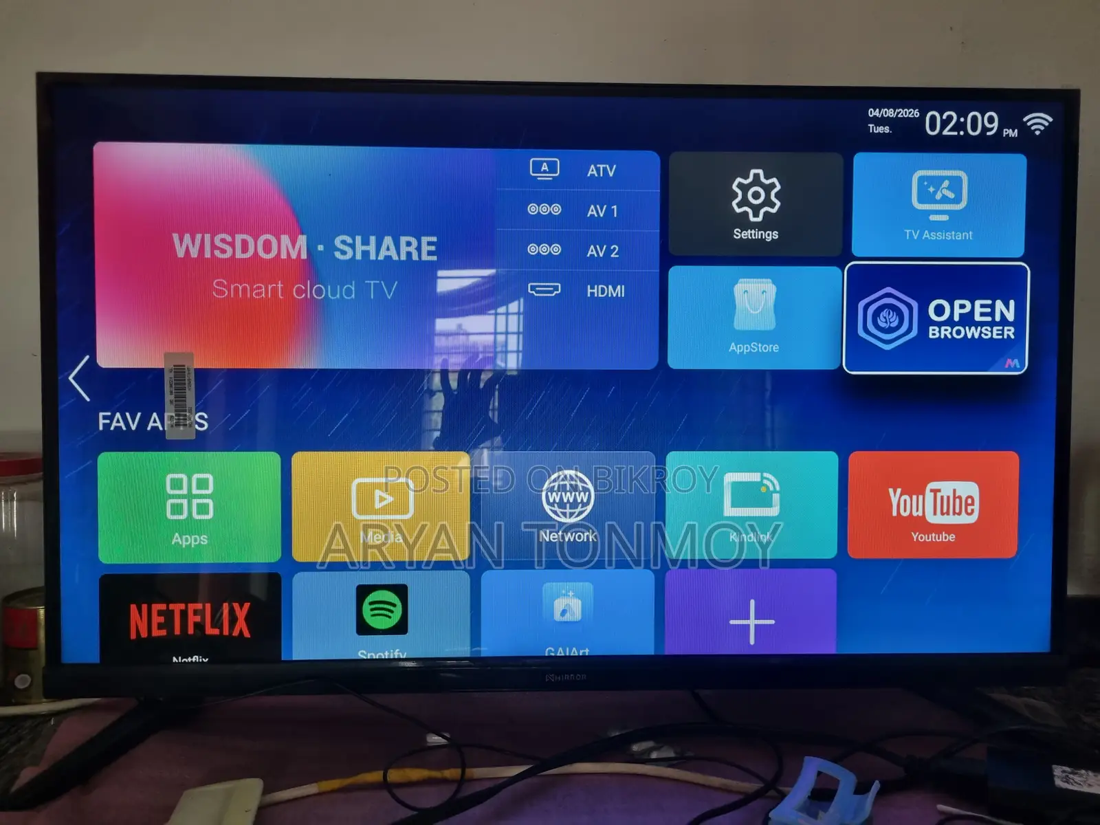Mirror Smart Android TV
