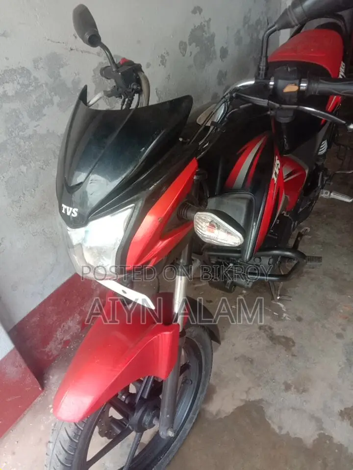 টিভিএস রাইডার ১২৫ ২০১৮ লাল