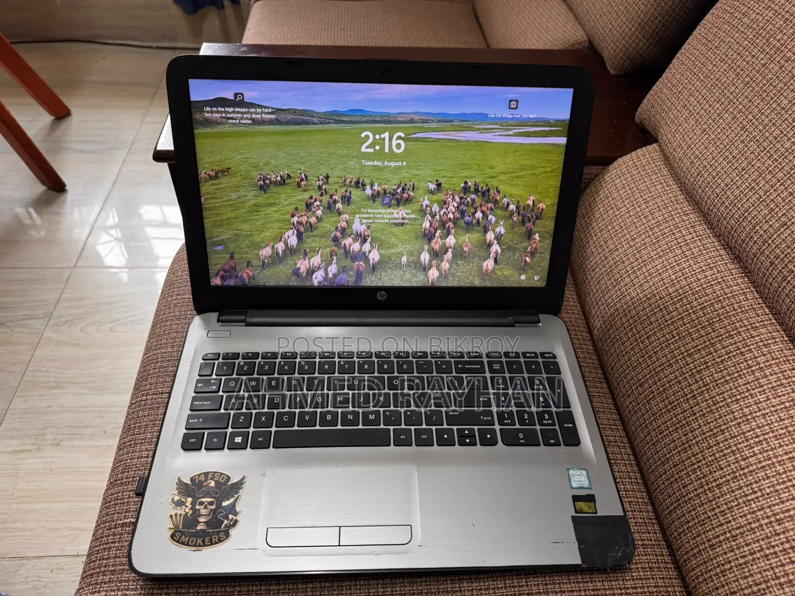 ল্যাপটপ HP 250 G5 8GB ইন্টেল কোর আল্ট্রা 7 HDD+SSD 1T