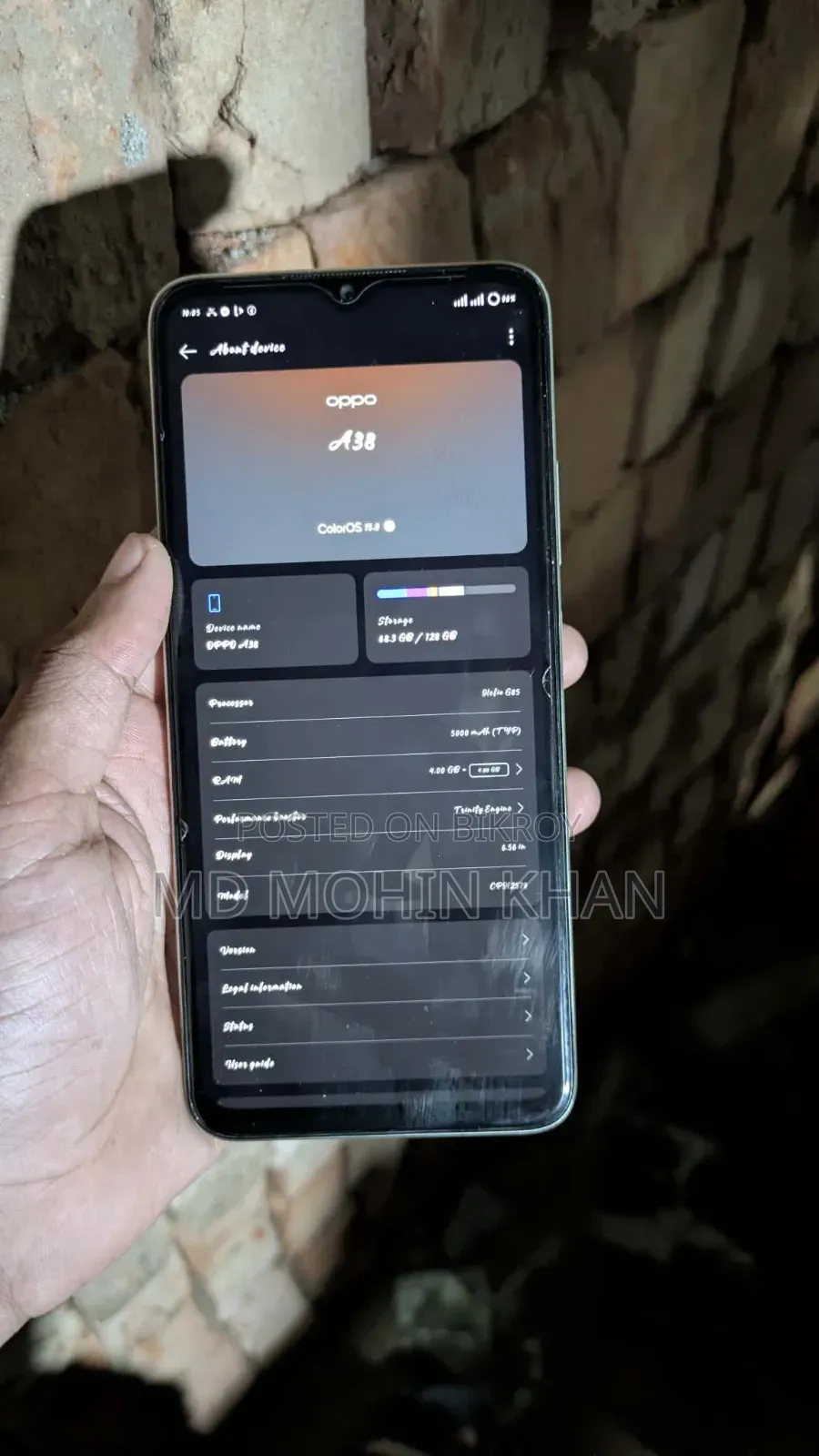 Oppo A38 128 GB Rose Gold