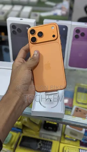 নিউ অ্যাপল আইফোন ১৭ প্রো ম্যাক্স ২৫৬ জিবি সিলভার