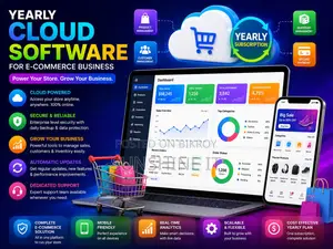 Yearly Cloud Software for E-Commerce Business