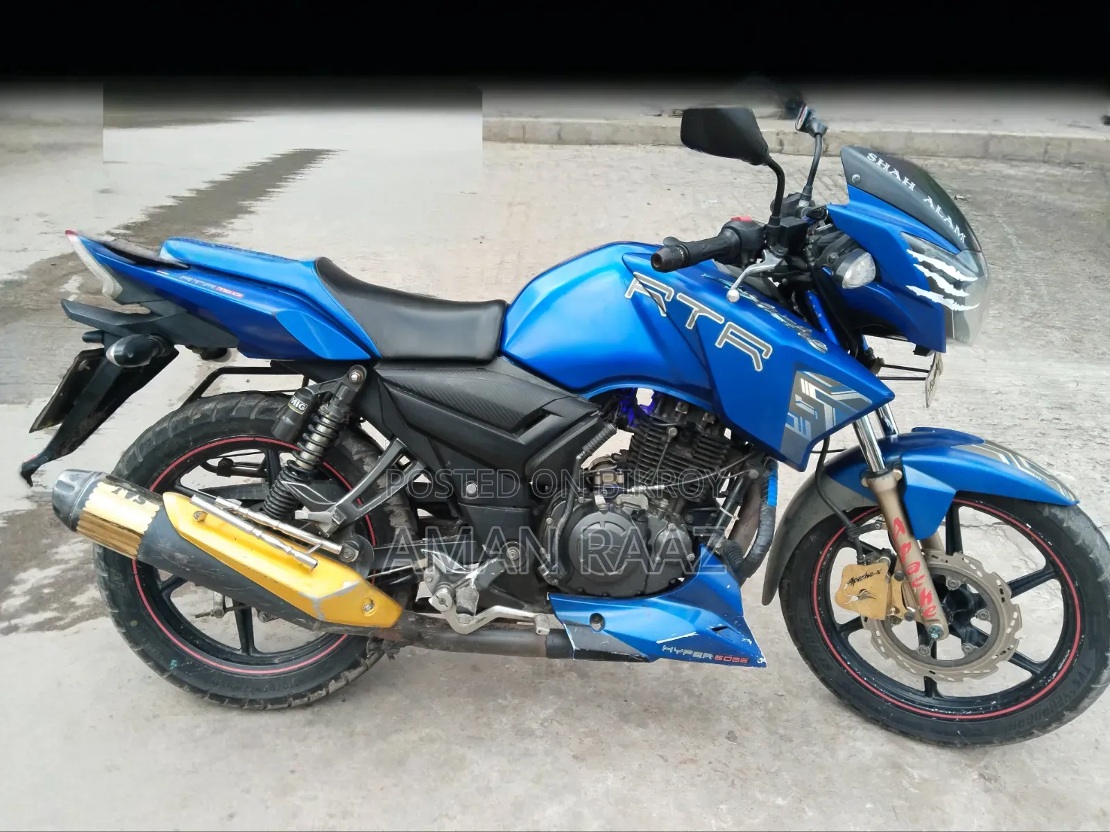 TVS Apache RTR 160 2V 2019 Blue