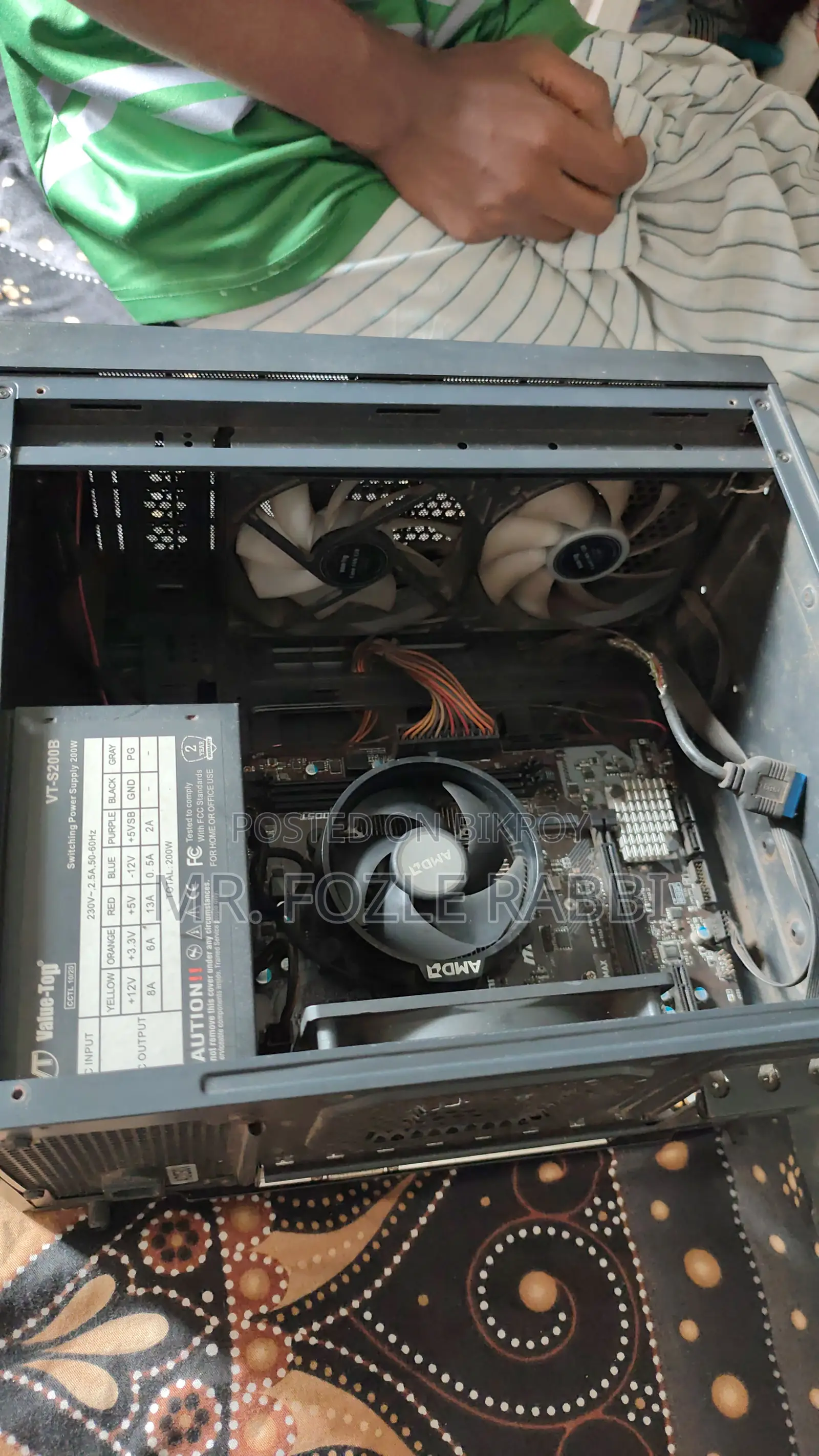Desktop Computer MSI model 8GB AMD Ryzen 5 SSD 128GB
