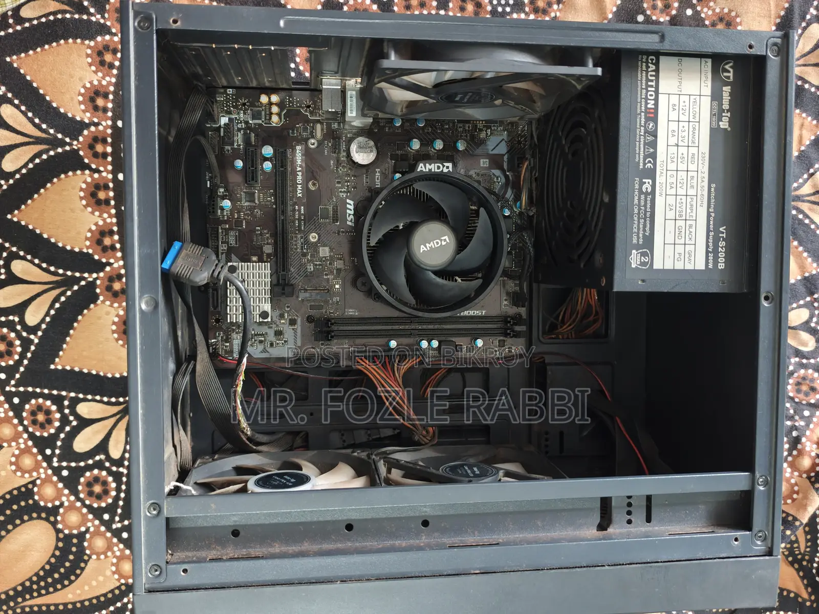 Desktop Computer MSI model 8GB AMD Ryzen 5 SSD 128GB