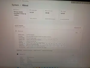 ল্যাপটপ HP Envy 17 16GB Intel Core i5 SSD 1T