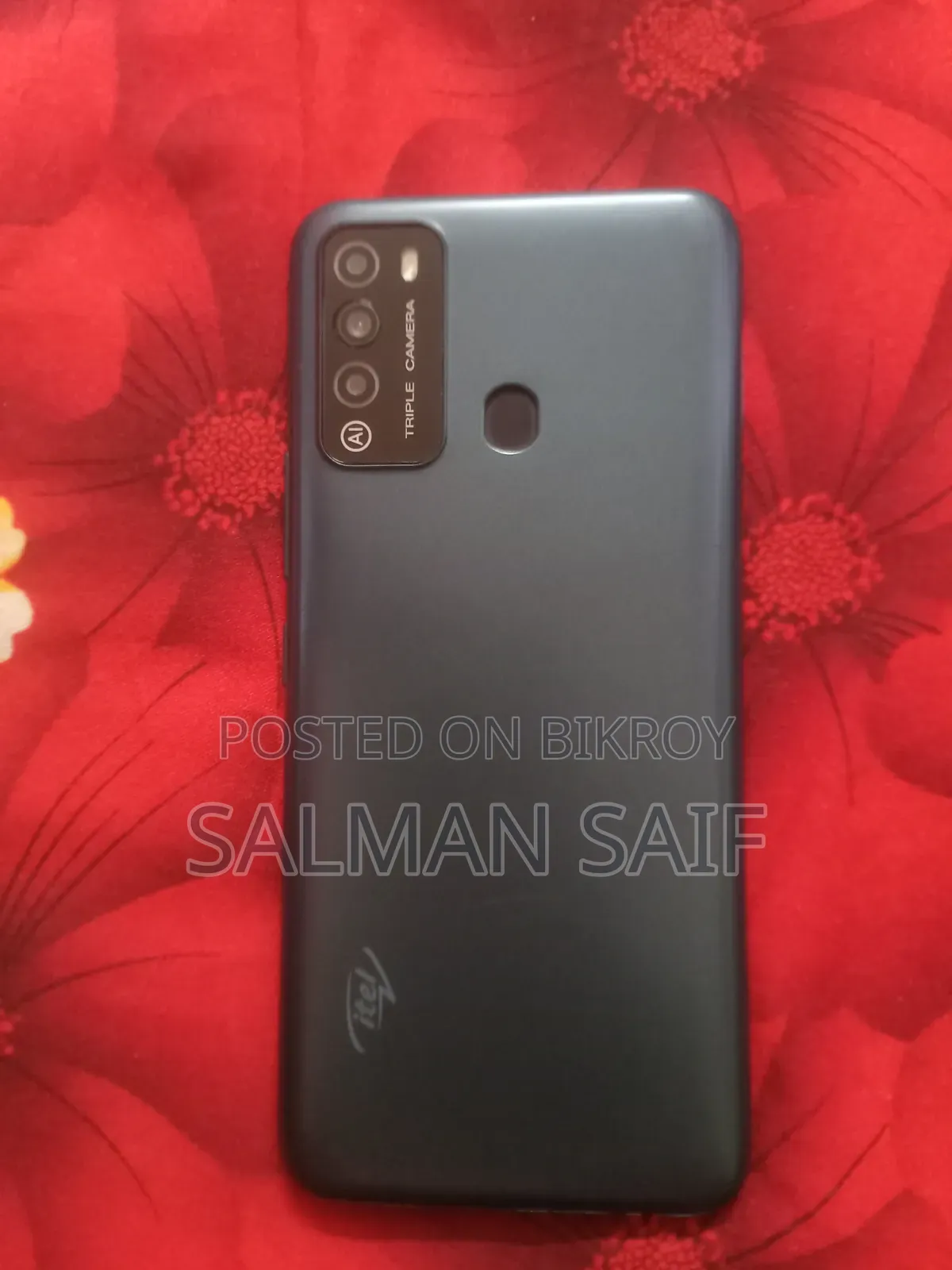 আইটেল এস১৬ ১৬ জিবি ব্ল্যাক