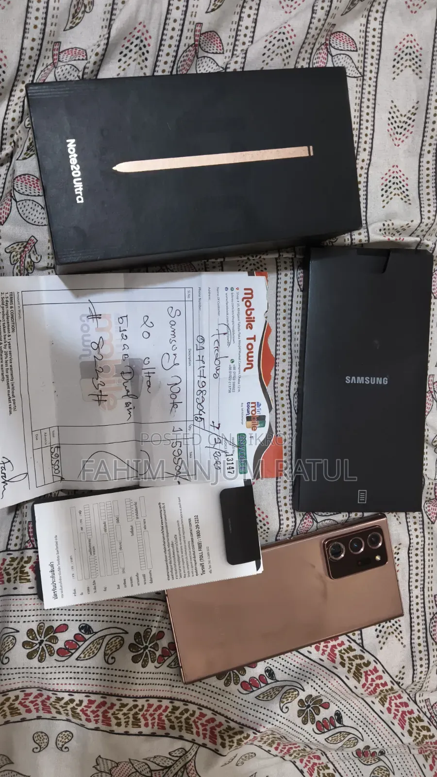 Samsung Galaxy Note 20 Ultra 5G 512 GB Rose Gold