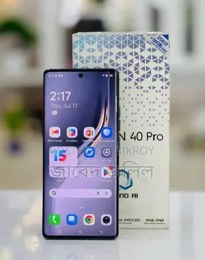 নতুন টেকনো ক্যামন ৪০ প্রো ৪জি ২৫৬ জিবি ব্ল্যাক