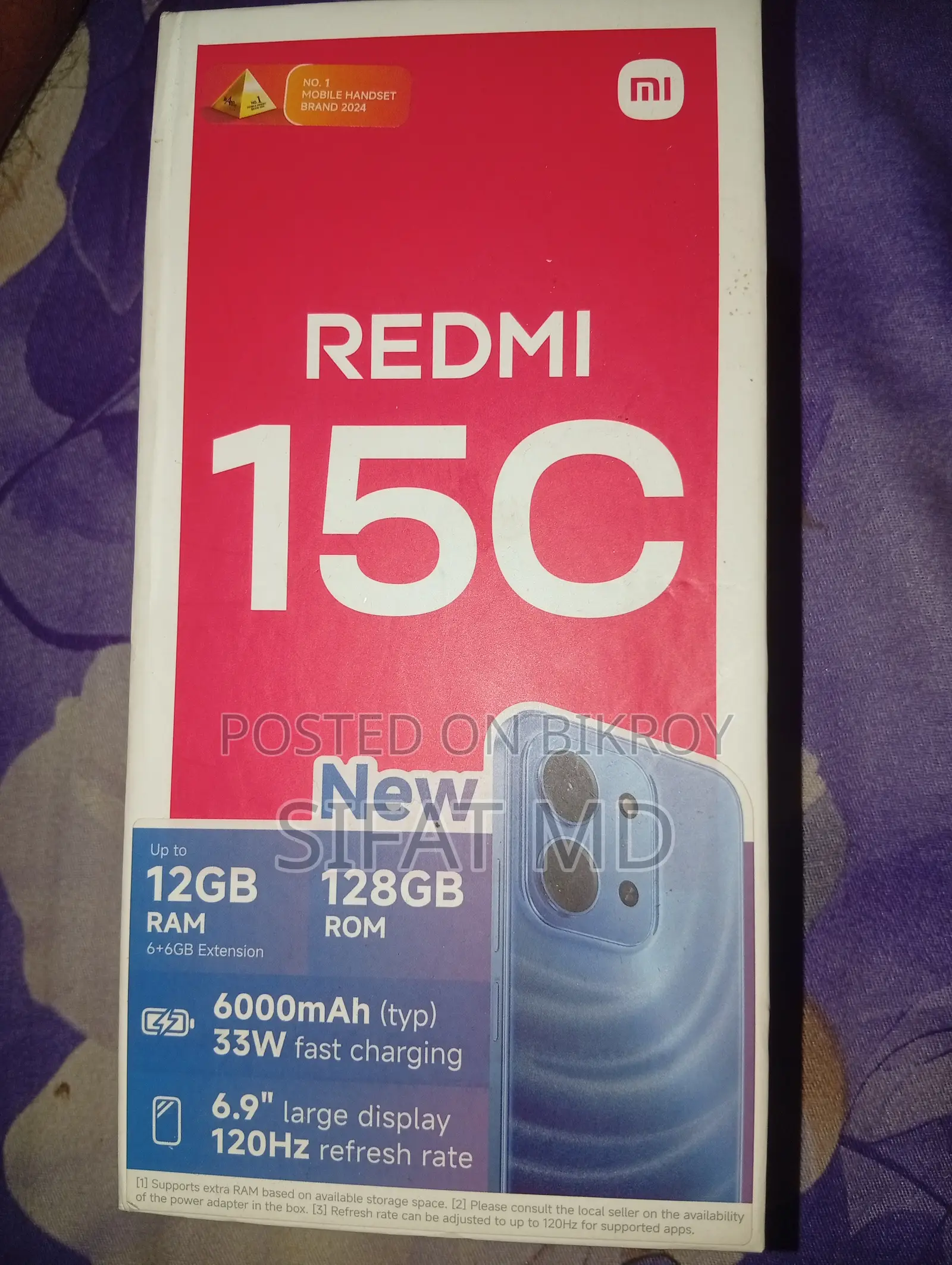 Xiaomi Redmi 15C 4G 128 GB Black