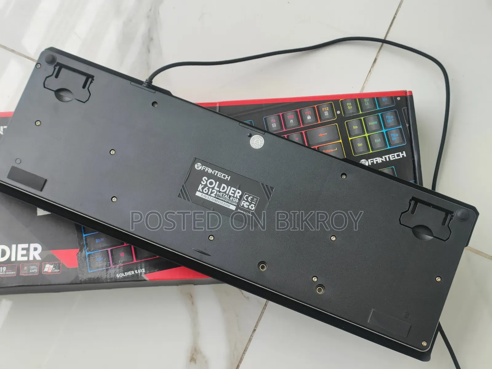 ফ্যানটেক কে৬১২ সোলজার আরজিবি গেমিং কিবোর্ড