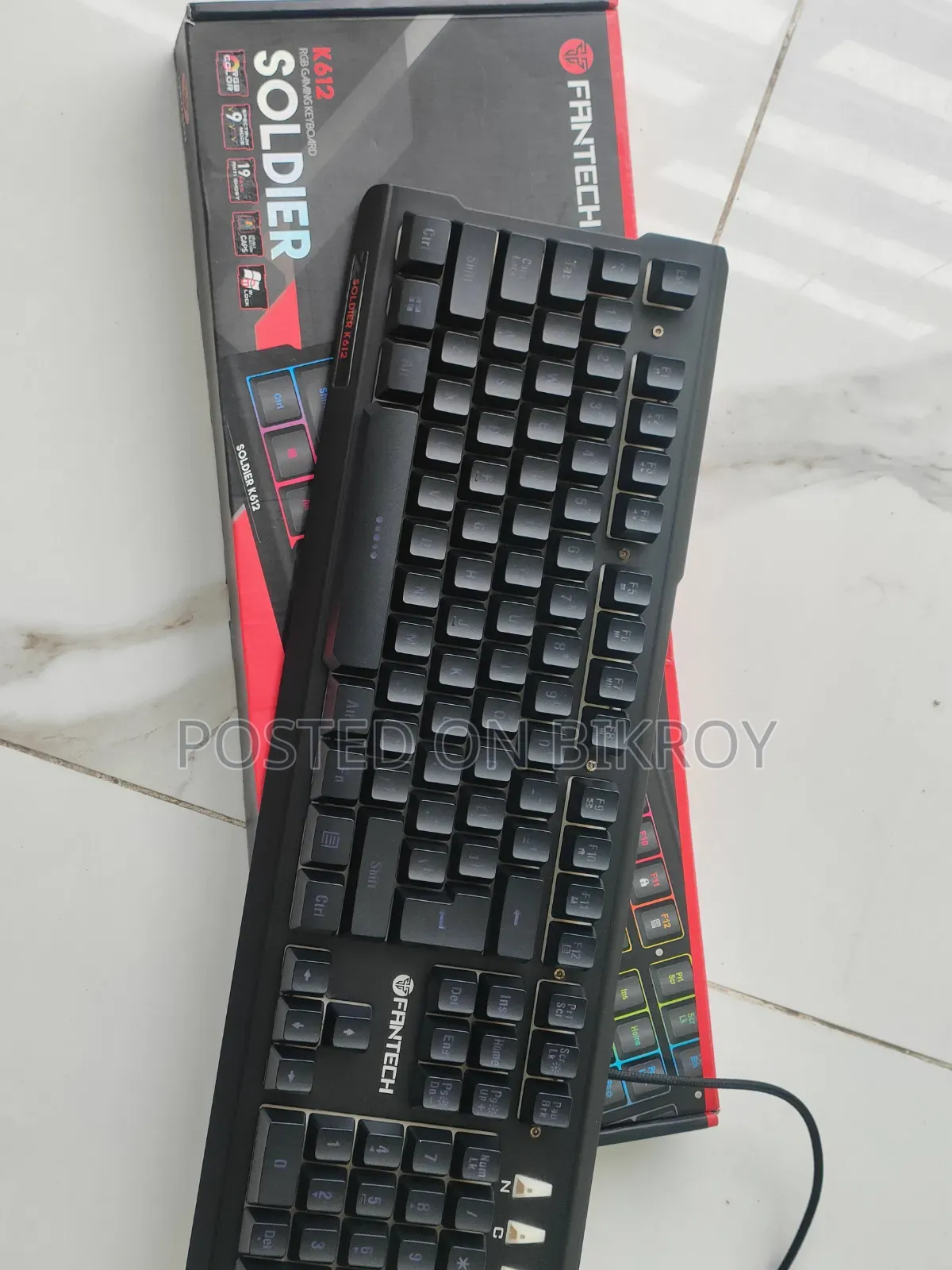 ফ্যানটেক কে৬১২ সোলজার আরজিবি গেমিং কিবোর্ড