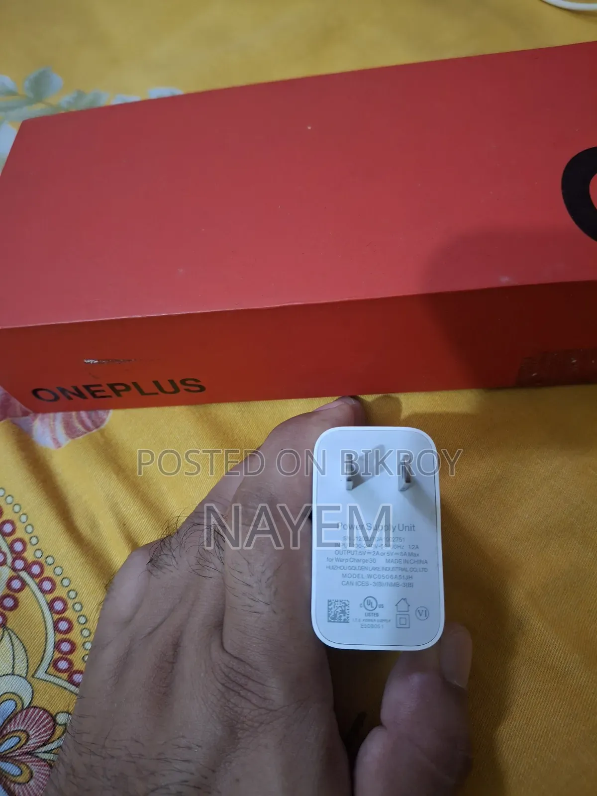 Oneplus 30watt Warp 3 Charger (Phone Original)