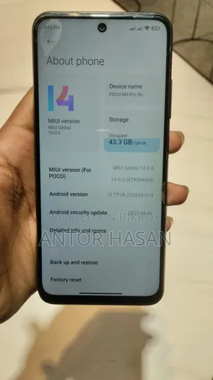 Xiaomi Poco M3 Pro 5G 128 GB Black