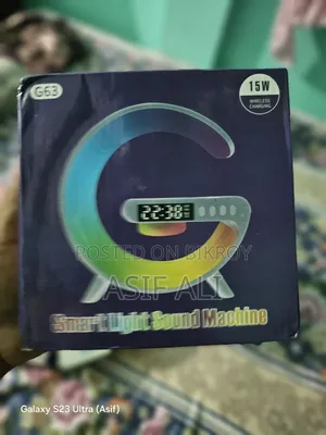 জি৬৩ মাল্টিফাংশনাল ওয়্যারলেস ব্লুটুথ ক্লক ডিসপ্লে আরজিবি লাইট স্পিকার