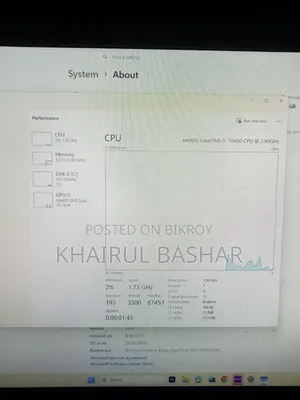 Desktop Computer Gigabyte GB-BLCE-4105 16GB Intel Core i5 SSD 128GB