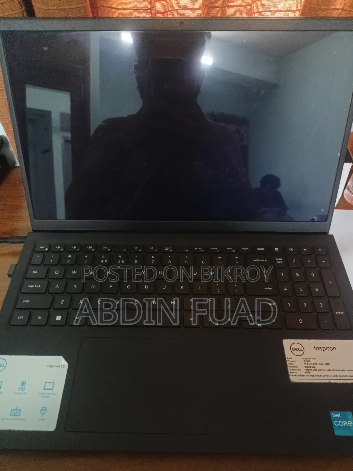 Laptop Dell Inspiron 15 3520 8GB Intel Core i3 SSD 512GB