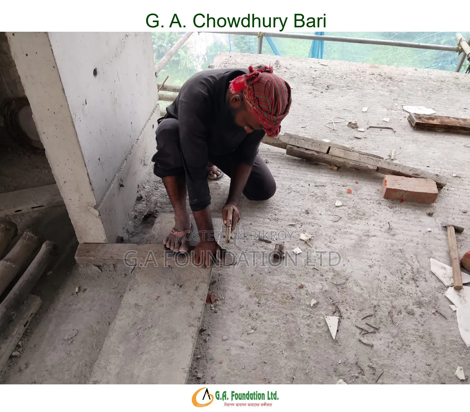 জি. এ. ফাউন্ডেশন লিমিটেড, মিরপুরে ৪ बेডরুমের অ্যাপার্টমেন্ট বিক্রয়ের জন্য