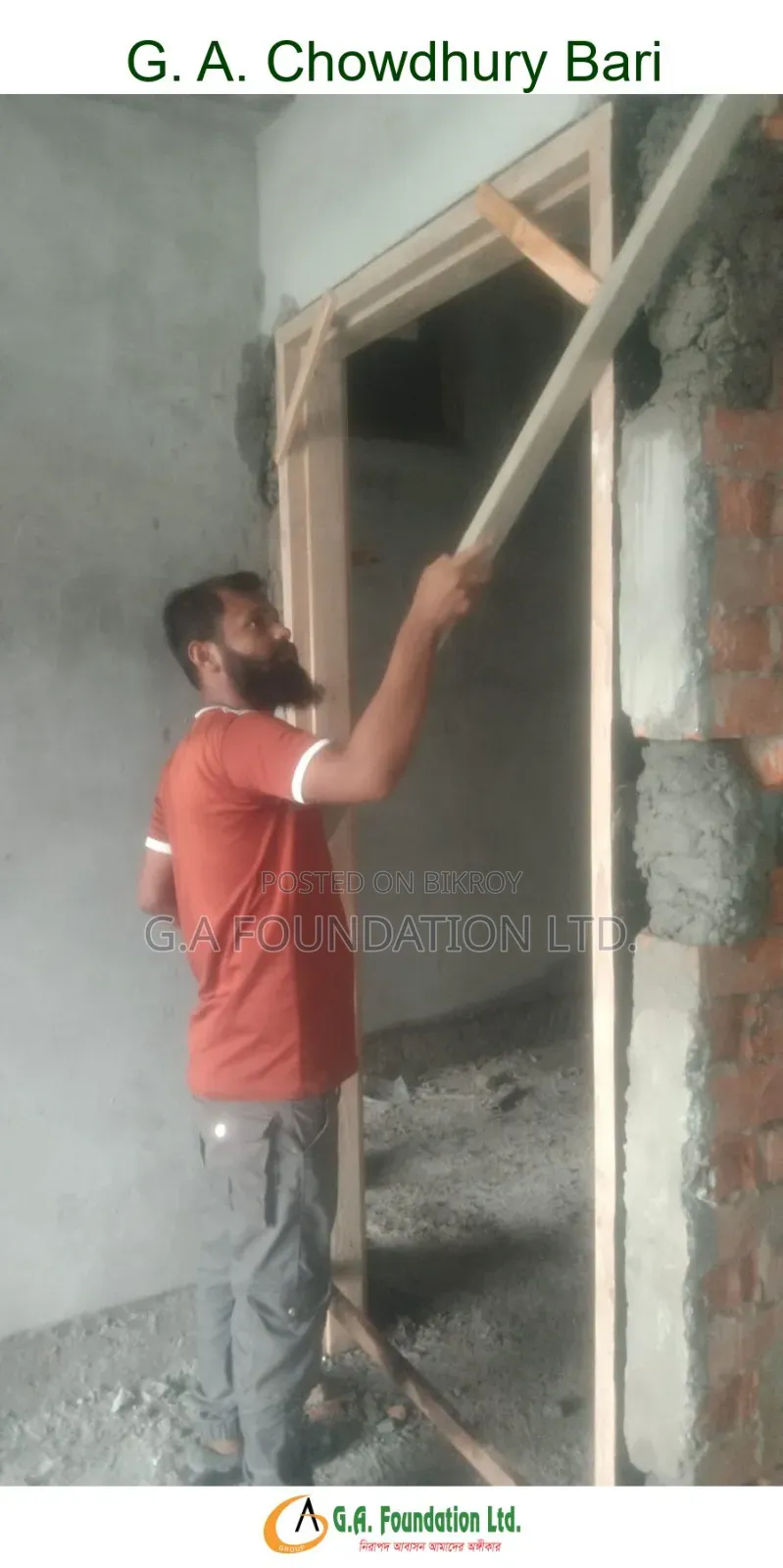 জি. এ. ফাউন্ডেশন লিমিটেড, মিরপুরে ৪ बेডরুমের অ্যাপার্টমেন্ট বিক্রয়ের জন্য