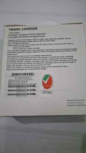 Samsung Original 45W Super Fast Charger (PPS 2.0) বিক্রি হবে