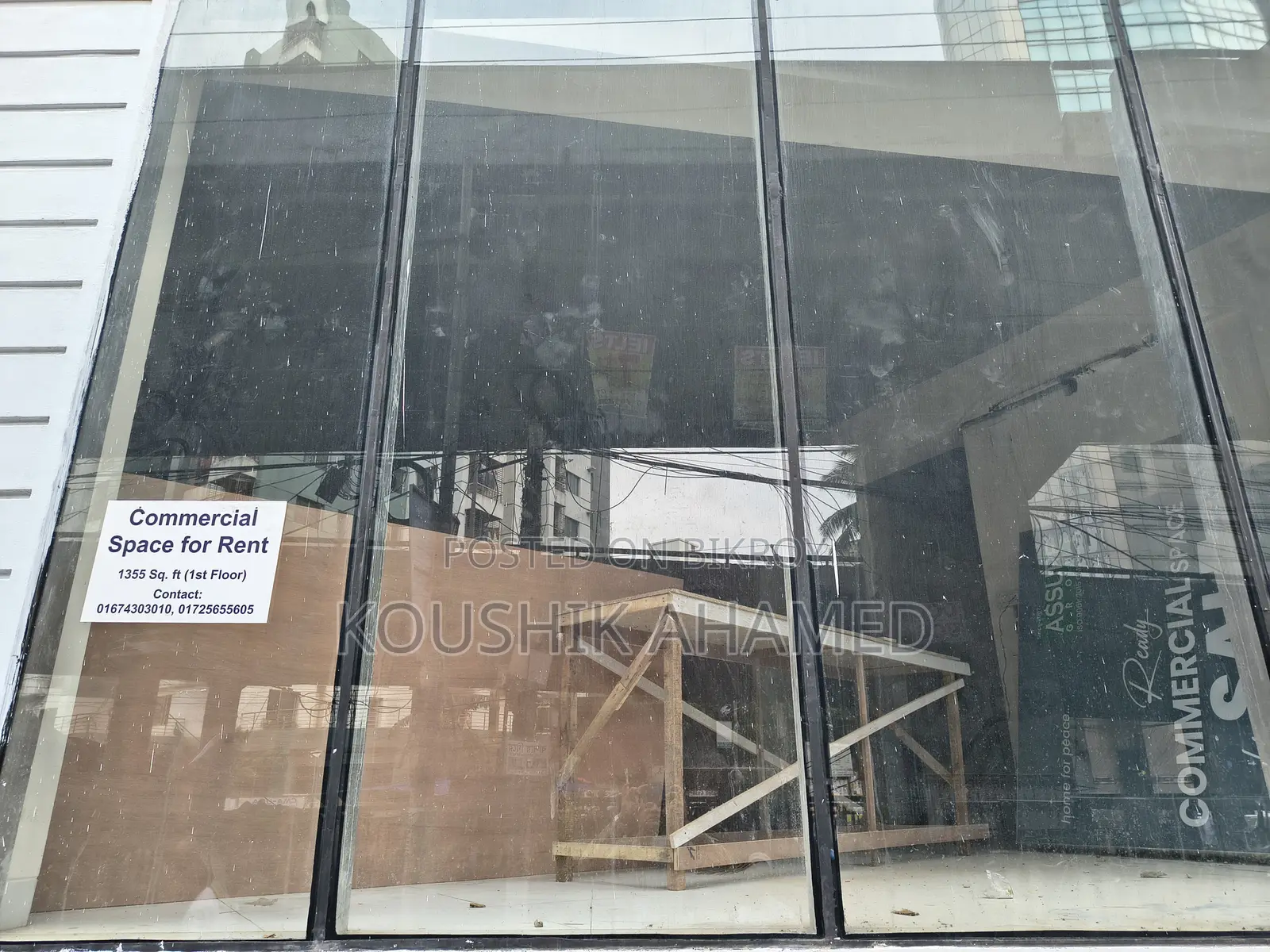 1355 SQFT Commercial Space for Rent (Official/Restaurant/Showroom)