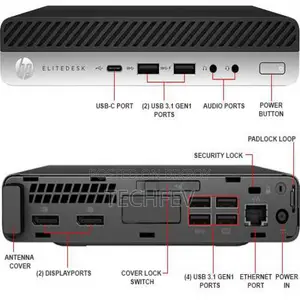 Desktop Computer HP EliteDesk 800 G3 8GB Intel Core I5 SSD 256GB