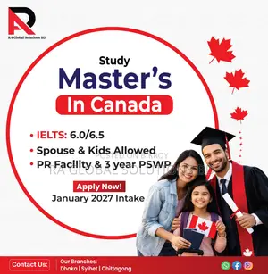 Study Master's in Canada | January 2027 Intake