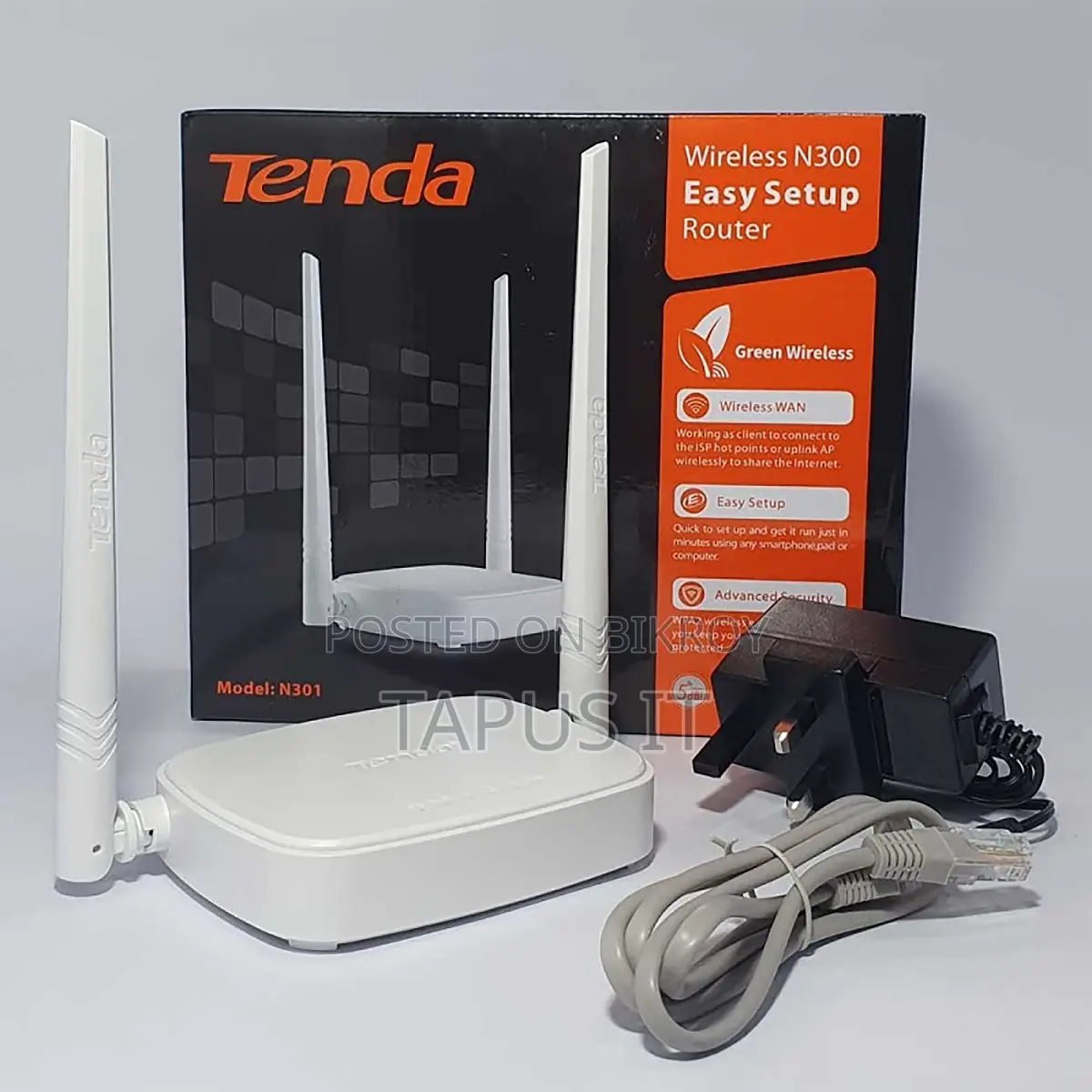 Router Tenda N301 1Year Warranty 300Mbps
