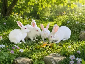 Rabbit red eyes