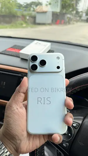 অ্যাপল আইফোন ১৭ প্রো ম্যাক্স ২৫৬ জিবি সিলভার