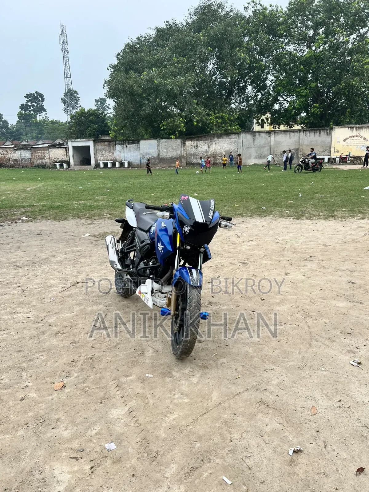 New TVS Apache RTR 160 2v Refresh X-Connect 2021 Blue