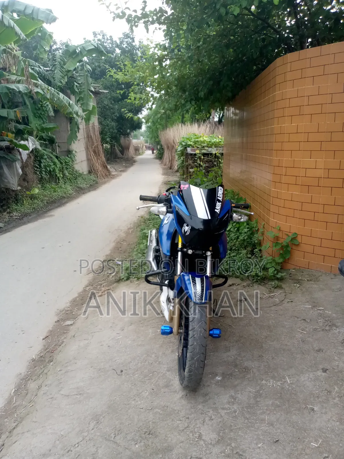New TVS Apache RTR 160 2v Refresh X-Connect 2021 Blue