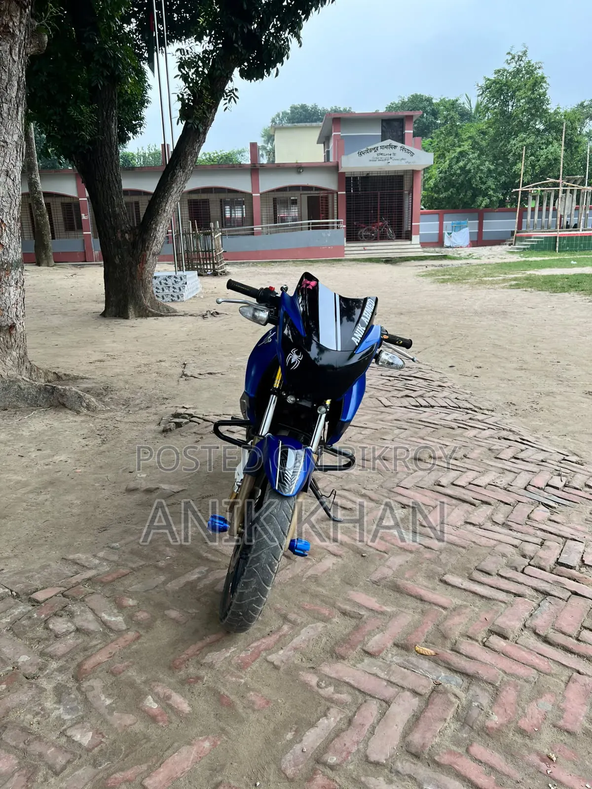 New TVS Apache RTR 160 2v Refresh X-Connect 2021 Blue