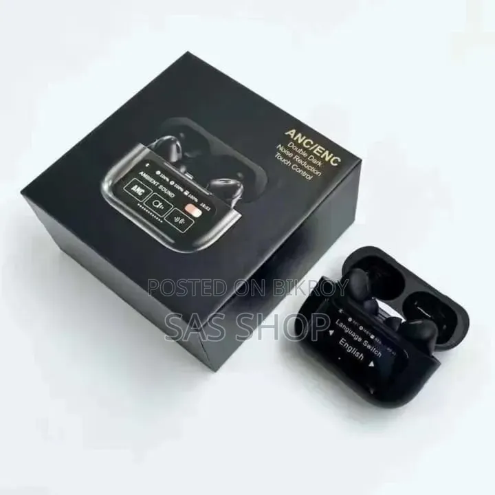 A9 Pro ANC/ENC Smart Display Earbuds