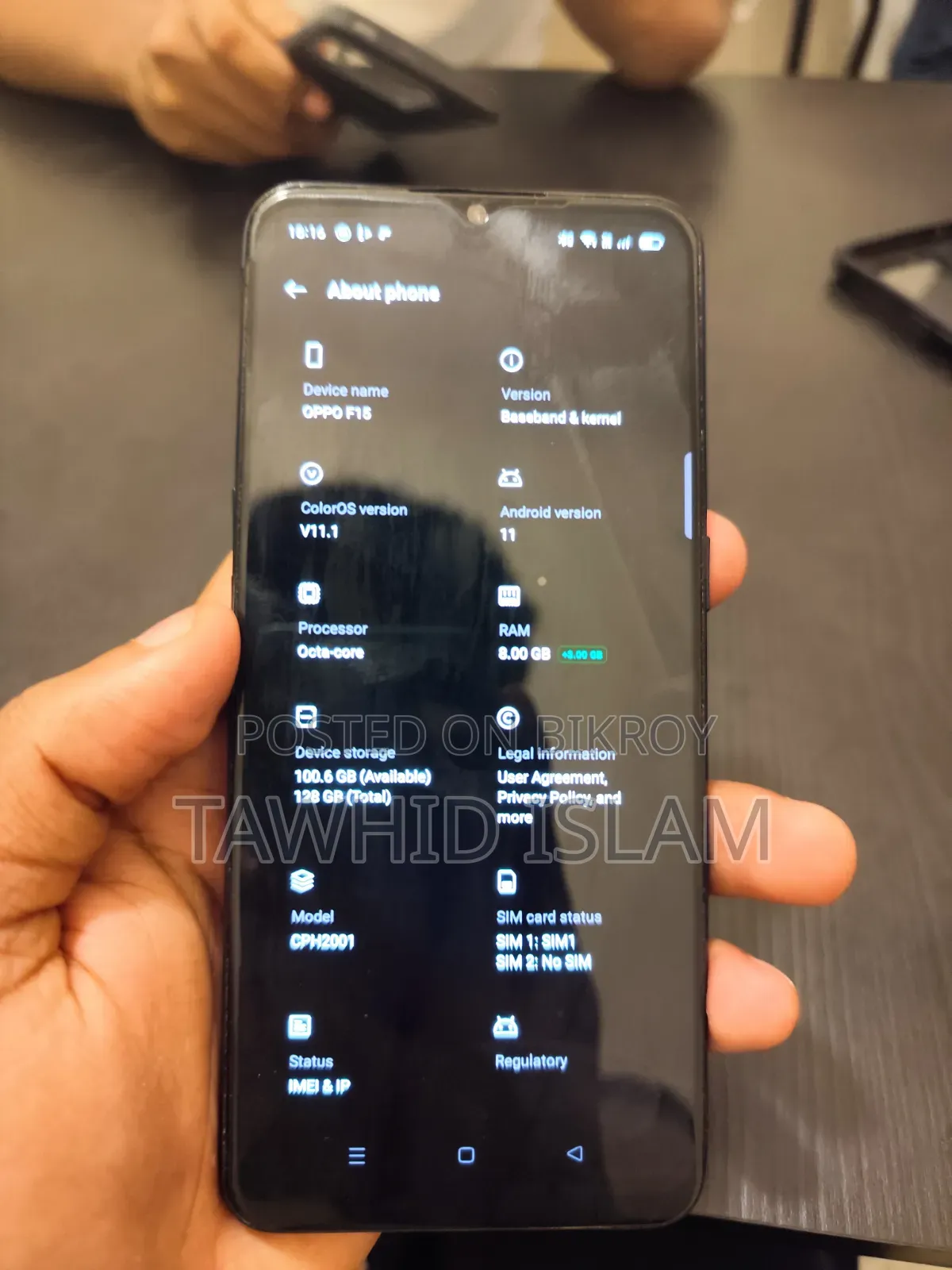 Oppo F15 128 GB Black
