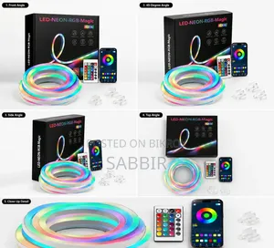 5M Waterproof Outdoor USB 5V RGB Neon Rope Light