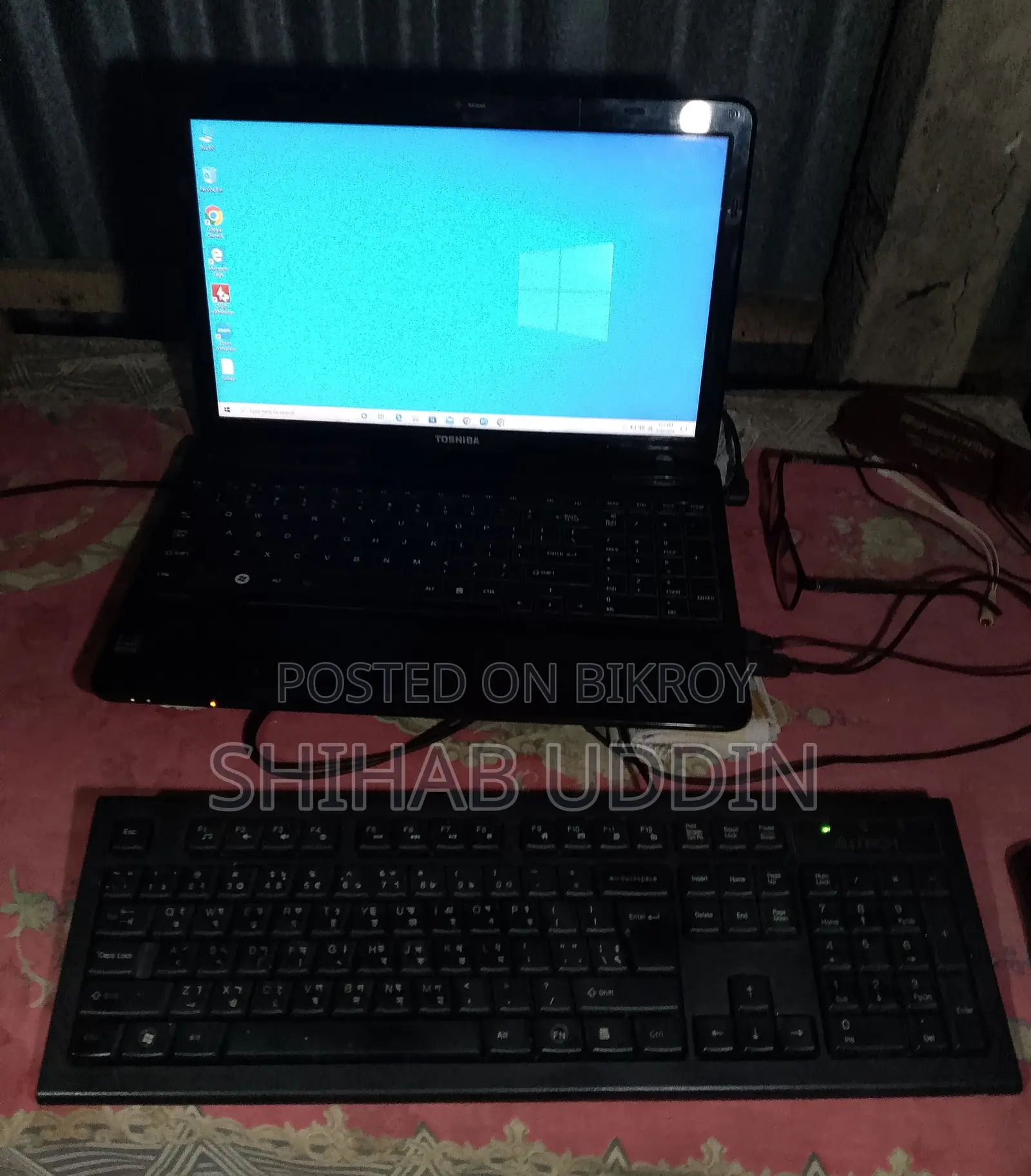 Laptop Toshiba Satellite C650 4GB Intel Core i5 HDD 512GB