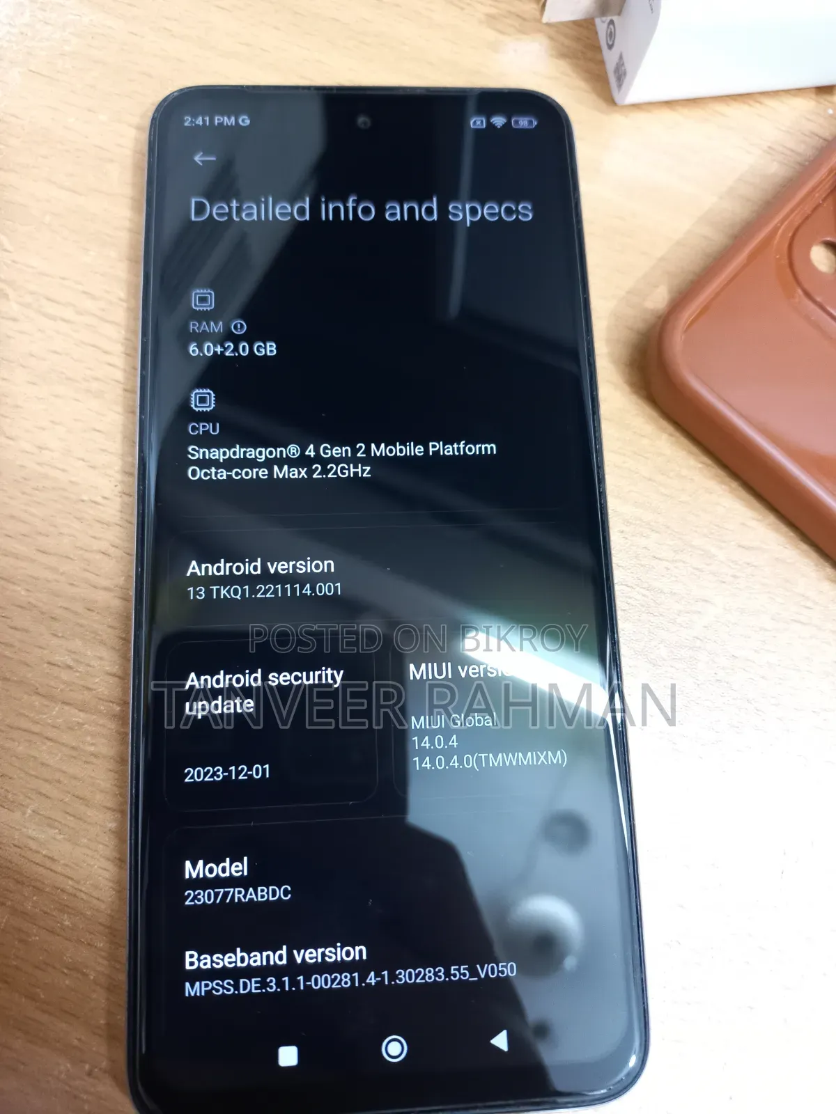 Xiaomi Redmi 12 5G 128 GB Gray