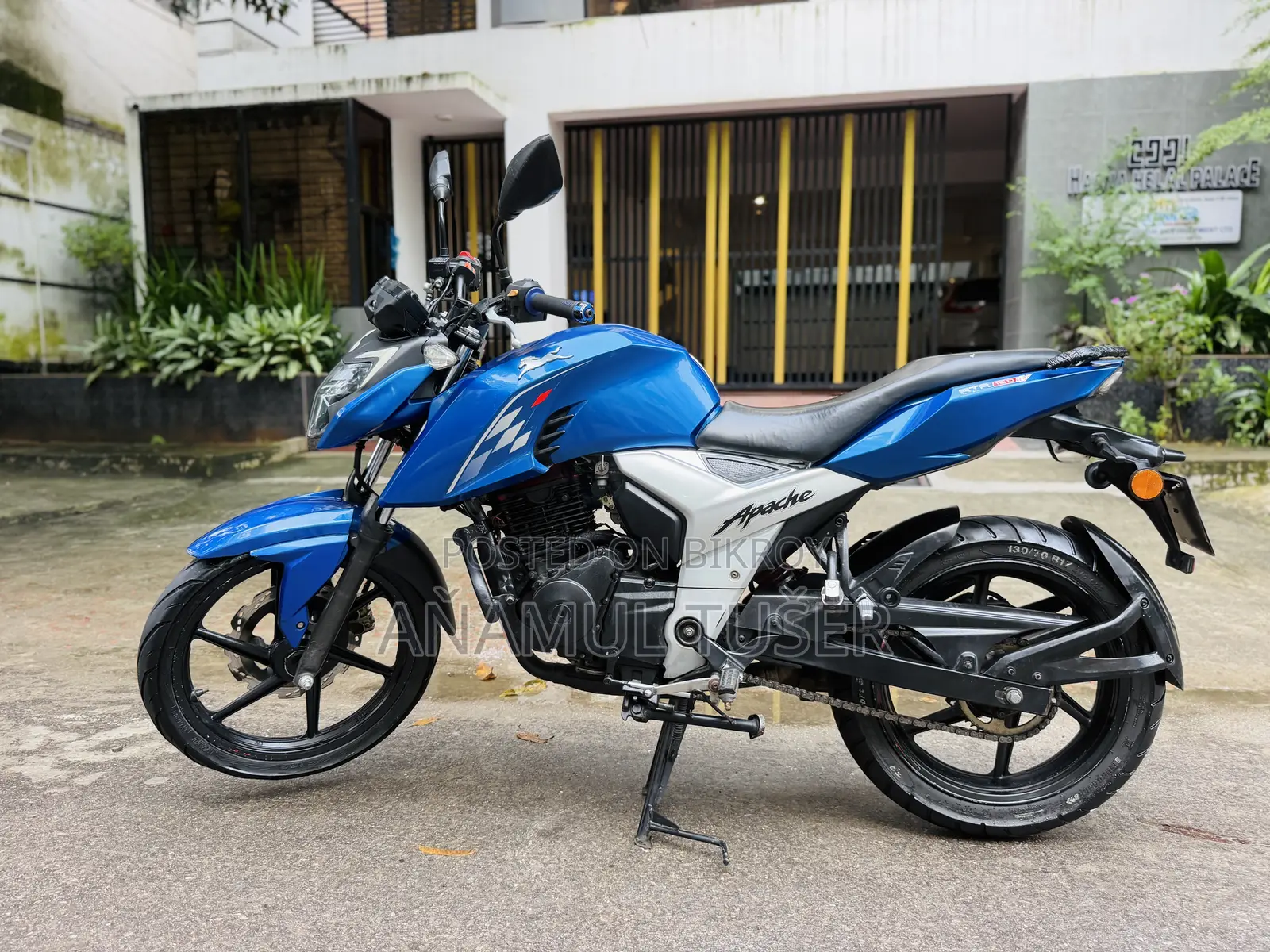 টিভিএস আপাচি আরটিআর ১৬০ ৪ভি ২০২২ নীল
