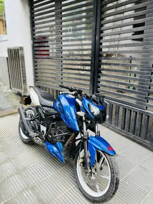 টিভিএস অ্যাপাচি আরটিআর ১৬০ ৪ভি ২০১৯ নীল