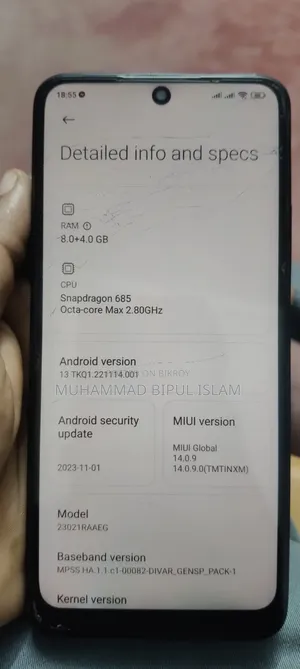 Xiaomi Redmi Note 12 256 GB Blue
