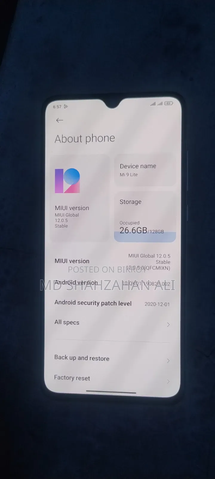 Xiaomi Mi 9 Lite 128 GB Silver
