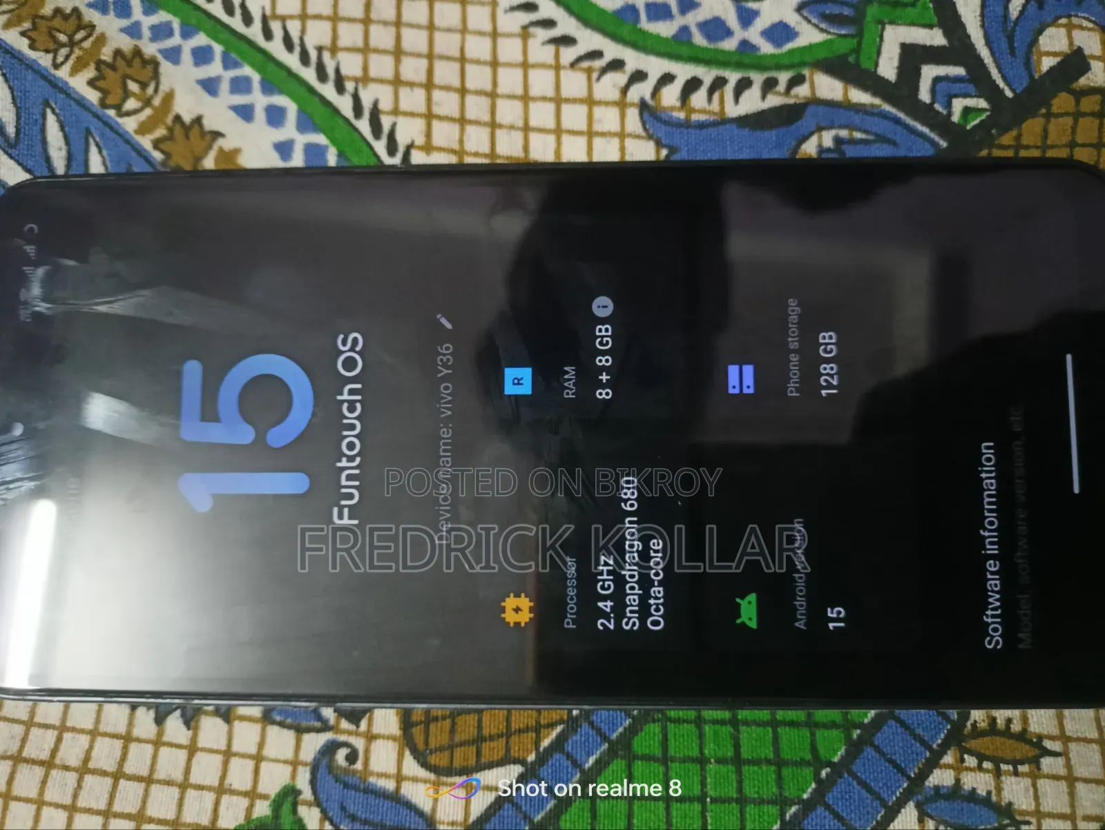 Vivo Y36 128 GB Blue